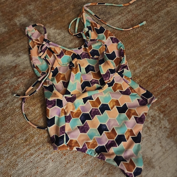 Tori Praver Swimwear Seafoam for Urban Outfitters in Geometric Print - Picture 11 of 15